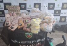 Mulheres são detidas furtando carnes, leite e outros materiais em restaurante em Manaus