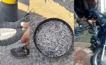 VÍDEO: Carga de pregos cai na rua e prejudica motoristas na zona Sul de Manaus