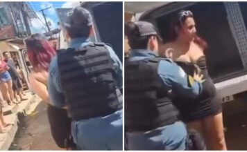 VÍDEO: Mulheres são presas por abandonarem crianças sem água e comida em casa no Lírio do Vale em Manaus