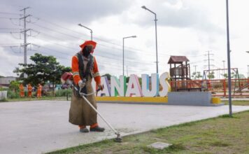 Com 13 frentes de trabalho e 1.250 trabalhadores, Prefeitura de Manaus amplia serviços de limpeza durante o verão amazônico