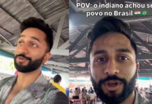 VÍDEO: Influenciador indiano se surpreende com semelhança entre manauaras e indianos