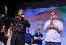 Roberto Cidade participa de ato de apoio com lideranças evangélicas em Manaus