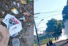 Artefato explosivo é encontrado em lixeira no bairro de São Jorge