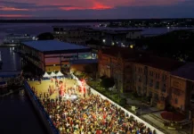 Amanhecer Tefé reúne fé, união e esperança na orla do município