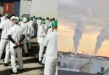 VÍDEOS: Vazamento de gás estireno é registrado em fábrica no Distrito