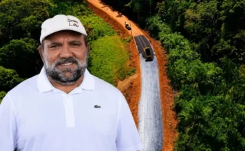 Prefeitura de Tefé avança com asfaltamento no Ramal da Ponte de Ferro