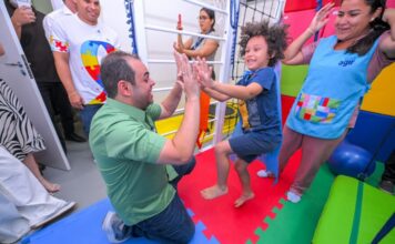 Governador Roberto Cidade reforça compromisso com a causa autista ao celebrar o primeiro ano do Caic TEA José Contente