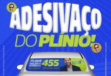 Plínio Valério realiza adesivaço nesta sexta-feira