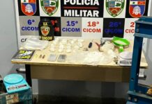 Polícia Militar fecha laboratório de drogas no Riacho Doce