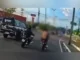 Dupla tenta fugir de abordagem policial na Torquato Tapajós, mas acaba sofrendo acidente; vejam: