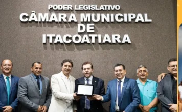 Plínio Valério recebe título de Cidadão Itacoatiarense e destaca mais de R$ 31 milhões destinados ao município