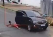 VÍDEO: Mulher pula de carro em movimento no Jorge Teixeira e cena é registrada por câmeras de segurança