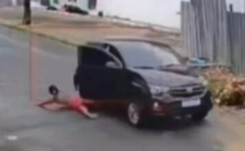 VÍDEO: Mulher pula de carro em movimento no Jorge Teixeira e cena é registrada por câmeras de segurança