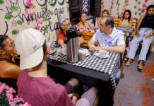 Roberto Cidade apresenta propostas para segurança, saúde e assistência social durante encontro no Coroado