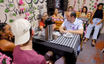 Roberto Cidade apresenta propostas para segurança, saúde e assistência social durante encontro no Coroado