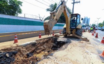 MP do Amazonas investiga rompimentos recorrentes de adutoras em Manaus