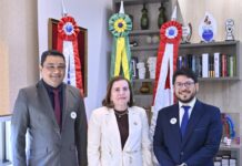 Presidente do TCE-AM recebe novo secretário de Meio Ambiente do Amazonas
