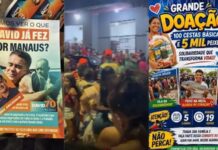 TRE-AM vai investigar possível distribuição de peixes e cestas básicas por parte de David Almeida e Elan Alencar no Nova Vitória