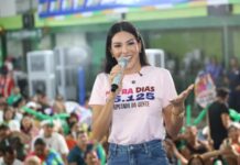 Mayra Dias defende mais investimentos na cultura e no Carnaval durante reunião na Aparecida