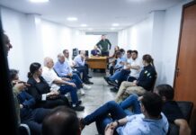 Prefeito Renato Junior recebe ministros em Manaus e pede que crise da fumaça não seja politizada