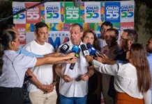 Omar chega ao segundo turno com 40% e vai continuar campanha em torno de propostas