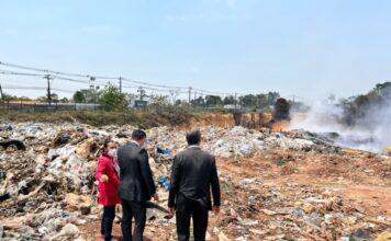 MP-AM realiza inspeção em área apontada como origem de fumaça no Distrito Industrial 2