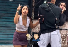 VÍDEO: Mulheres são flagradas br1gando com homem na frente de adega na zona Leste de Manaus