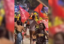 VÍDEO: Equipes de Lula e Flávio entram em confronto e vídeo viraliza nas redes sociais