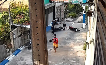 VÍDEO: Motoqueiro é atacado por homem com f4c4 ao final de corrida na zona Leste de Manaus