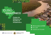 TCE-AM e TCU abrem inscrições para seminário que debate infraestrutura e custos na Amazônia